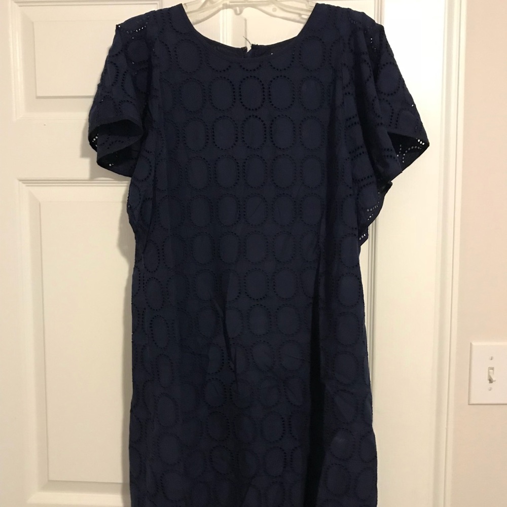 Navy JCrew dress